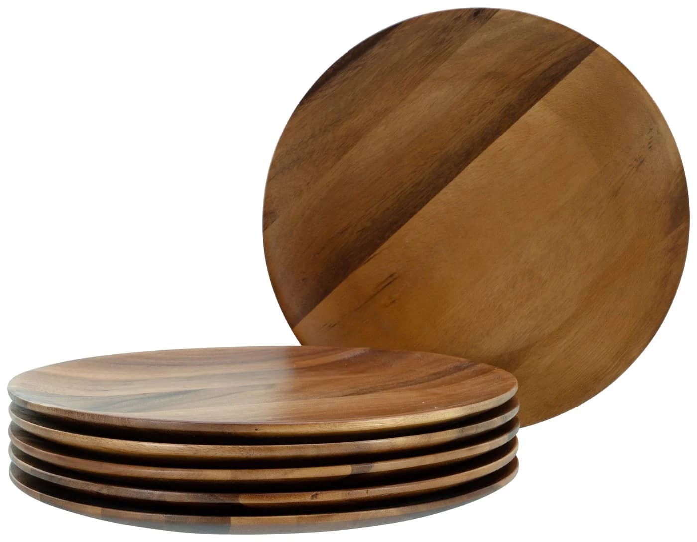 CreaTable Teller Nature Collection Akazienholz 6-teilig - Bild 2