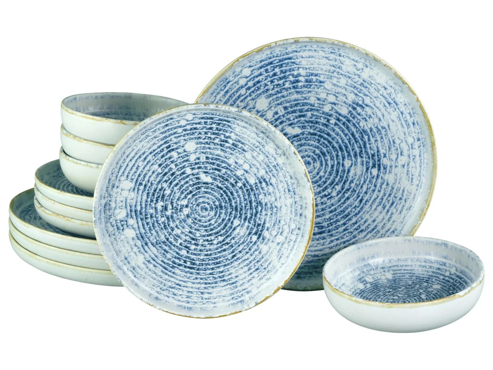 Creatable Tafelservice Mehrfarbig Keramik 12-teilig Tafelservice