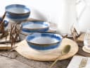 CreaTable Schale Cascade 4-tlg. Buddha Bowl Steinzeug Blau Bild 5