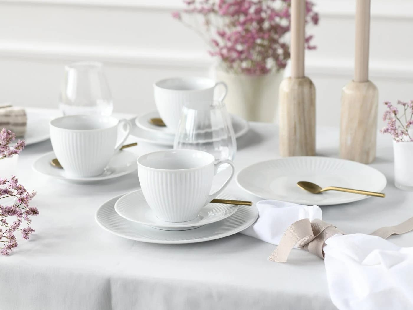 CREATABLE Kombiservice Valencia Weiß 30-tlg Porzellan