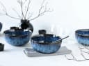 CreaTable Buddhabowl Set 4-tlg. Magic Blue Steinzeug Bild 3