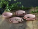 CreaTable Tafelservice Soft Touch Peach 12-tlg. für 4 Personen Bild 1