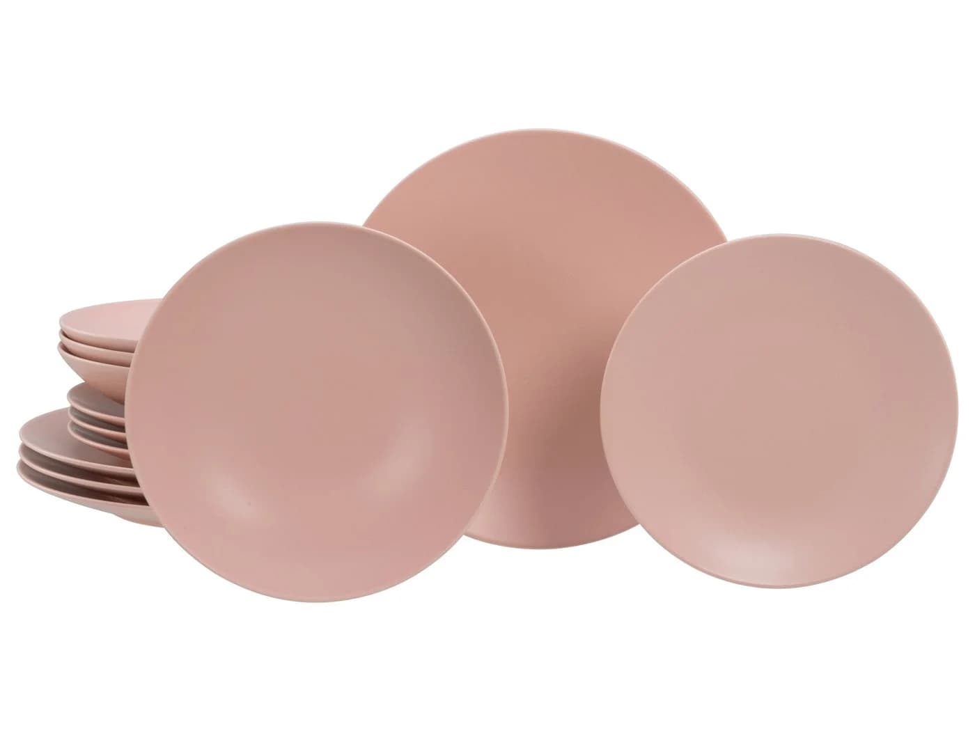CreaTable Tafelservice Soft Touch Peach 12-tlg. für 4 Personen - Bild 2
