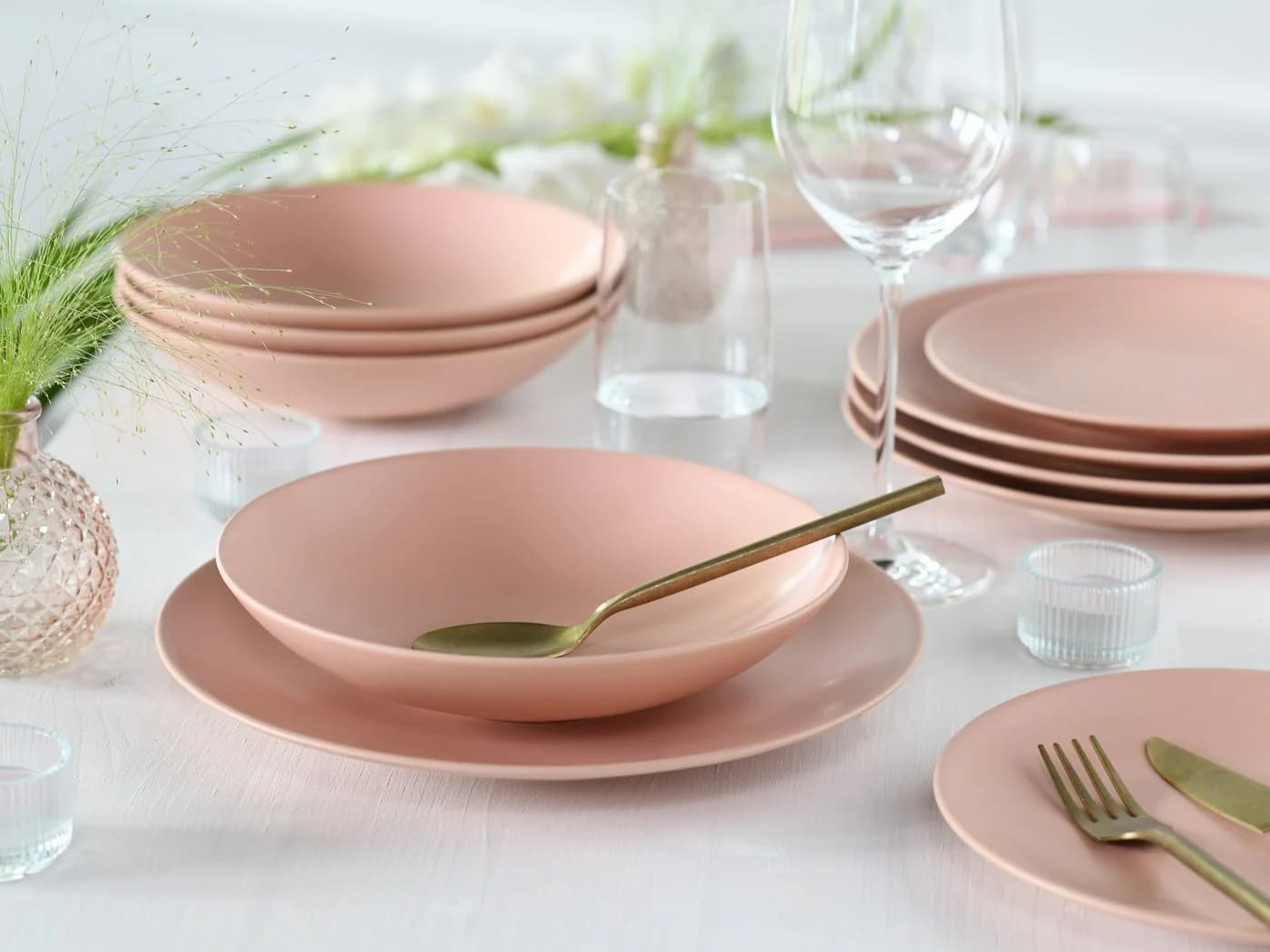 CreaTable Tafelservice Soft Touch Peach 12-tlg. für 4 Personen - Bild 4