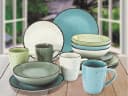 Creatable Kombiservice Fashion Mehrfarbig Keramik 16-teilig 300 ml Handbemalt Bild 1
