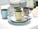 Creatable Kombiservice Fashion Mehrfarbig Keramik 16-teilig 300 ml Handbemalt Bild 4