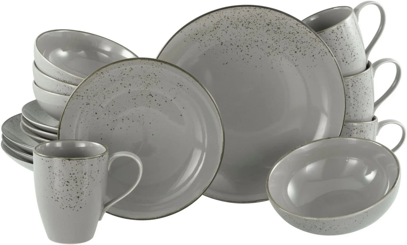 Creatable Kombiservice 16-tlg. Nature Collection Grau Steinzeug - Bild 2