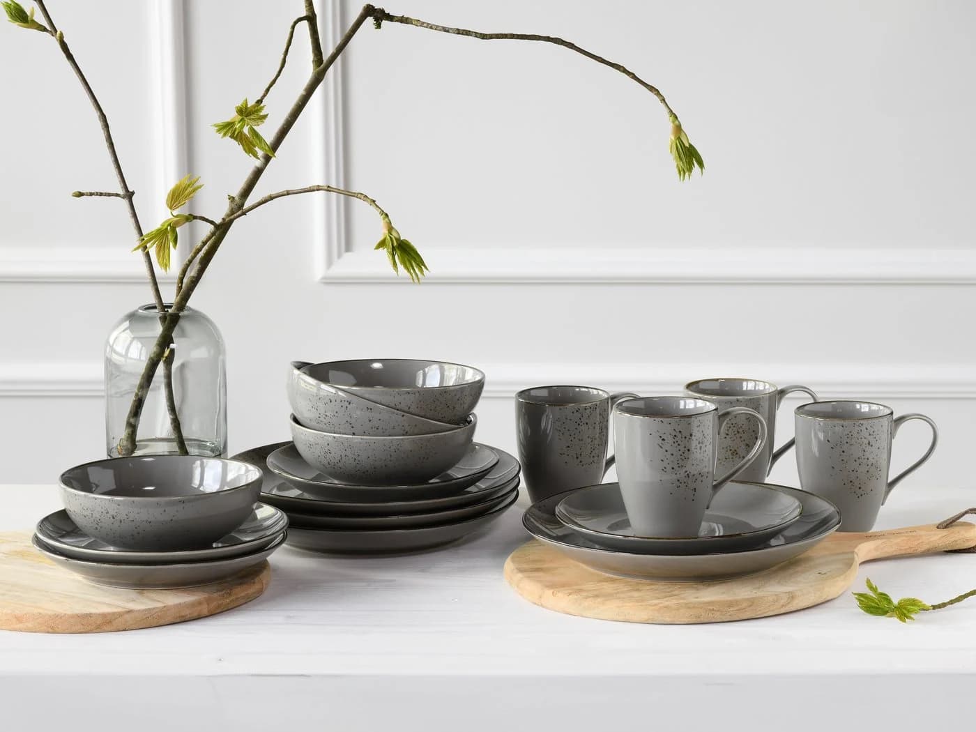 Creatable Kombiservice 16-tlg. Nature Collection Grau Steinzeug - Bild 5
