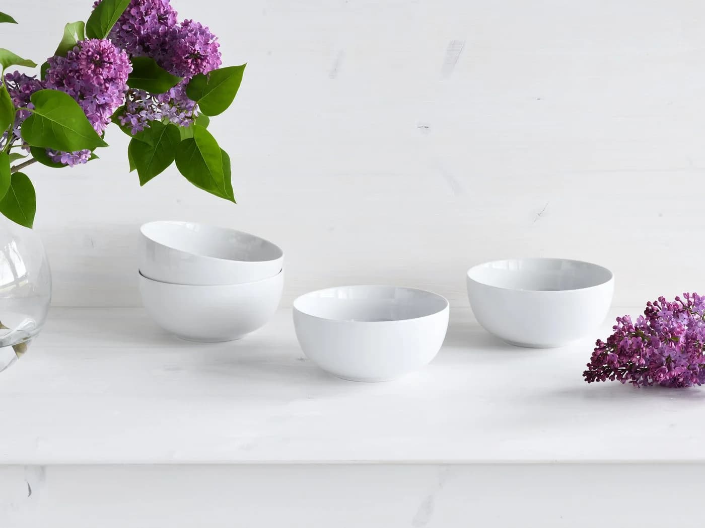 CreaTable Buddhabowl Set 4-tlg. Weiß Porzellan - Bild 5