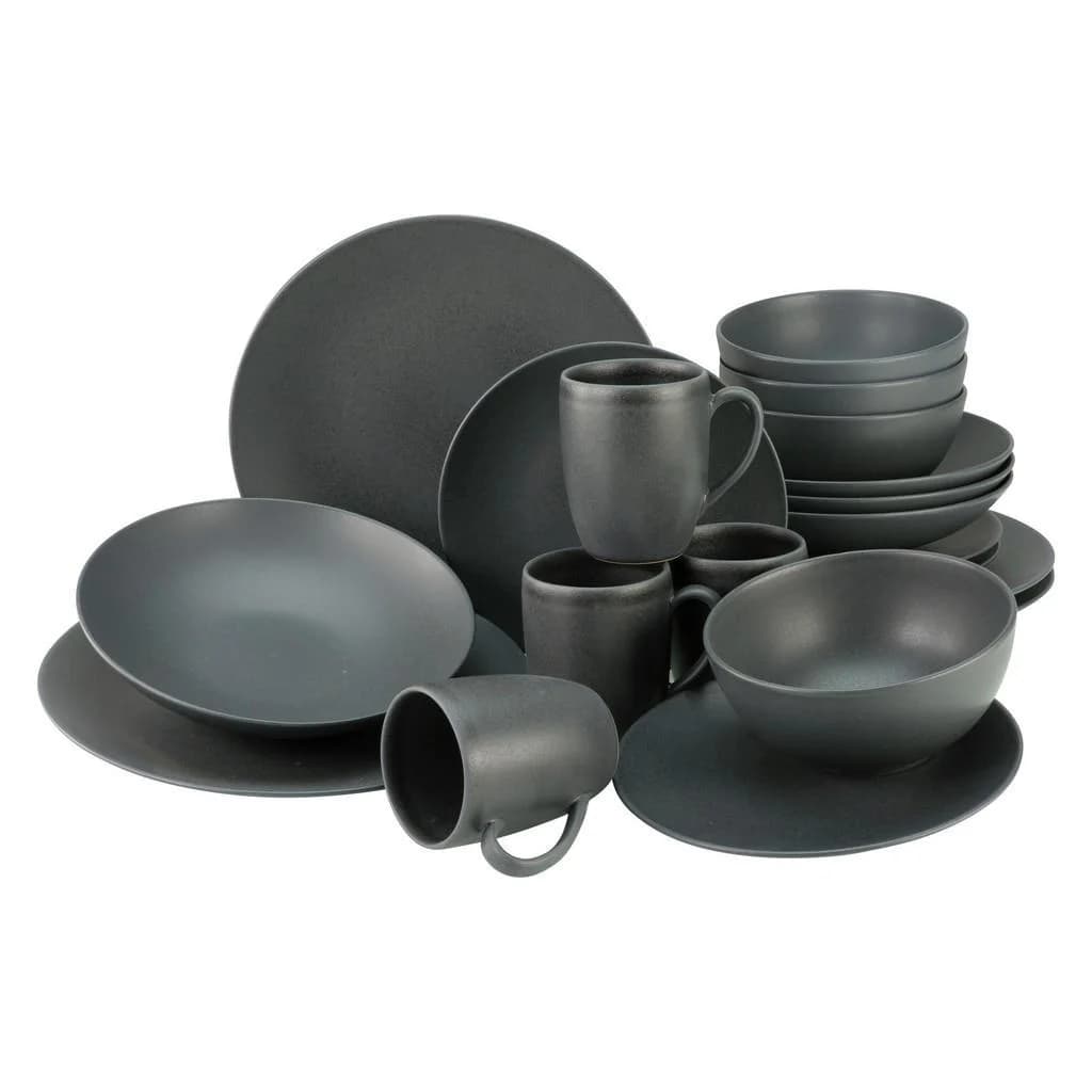 Creatable Kombiservice Soft Touch black 20-teilig Geschirrset
