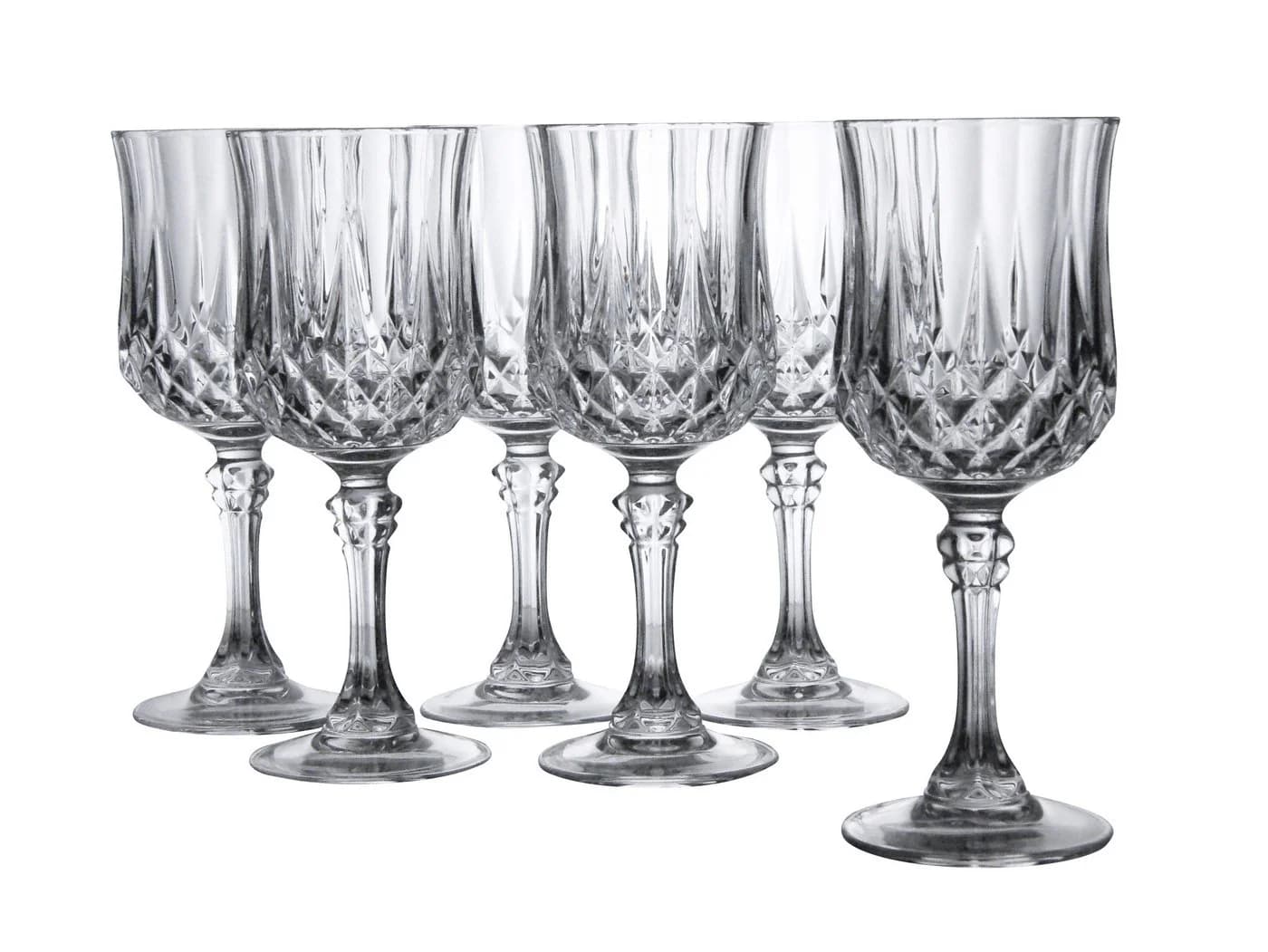 CRISTAL D´ARQUES Weißweinkelche 6-tlg. Transparent Longchamp Eclat - Bild 2