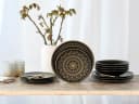 CreaTable Teller-Set Mandala Gold 12-teilig Orientalisch Bild 3