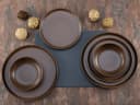CreaTable Tafelservice Uno Braun 12-tlg. Steinzeug Bild 4