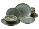 CreaTable Tafelservice Reactive Nostalgic Cognac 12-teilig Steinzeug Bild 1