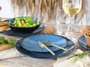 CreaTable Teller-Set Capri 18-tlg. Blau Steinzeug Reaktivglasur Bild 3