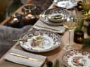 Buntes Geschirr-Set im Landhausstil mit Tiermotiven Bild 1