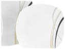 CreaTable Tafelservice Square City Line 12-tlg. Weiß Schwarz Sand Bild 3