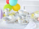 CREATABLE Kombiservice Happy Birthday 10-tlg. Porzellan bunt Bild 1