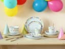 CREATABLE Kombiservice Happy Birthday 10-tlg. Porzellan bunt Bild 5
