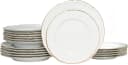 Creatable Teller-Set Maria Theresia 18-tlg. Weiß/Gold Porzellan Bild 2