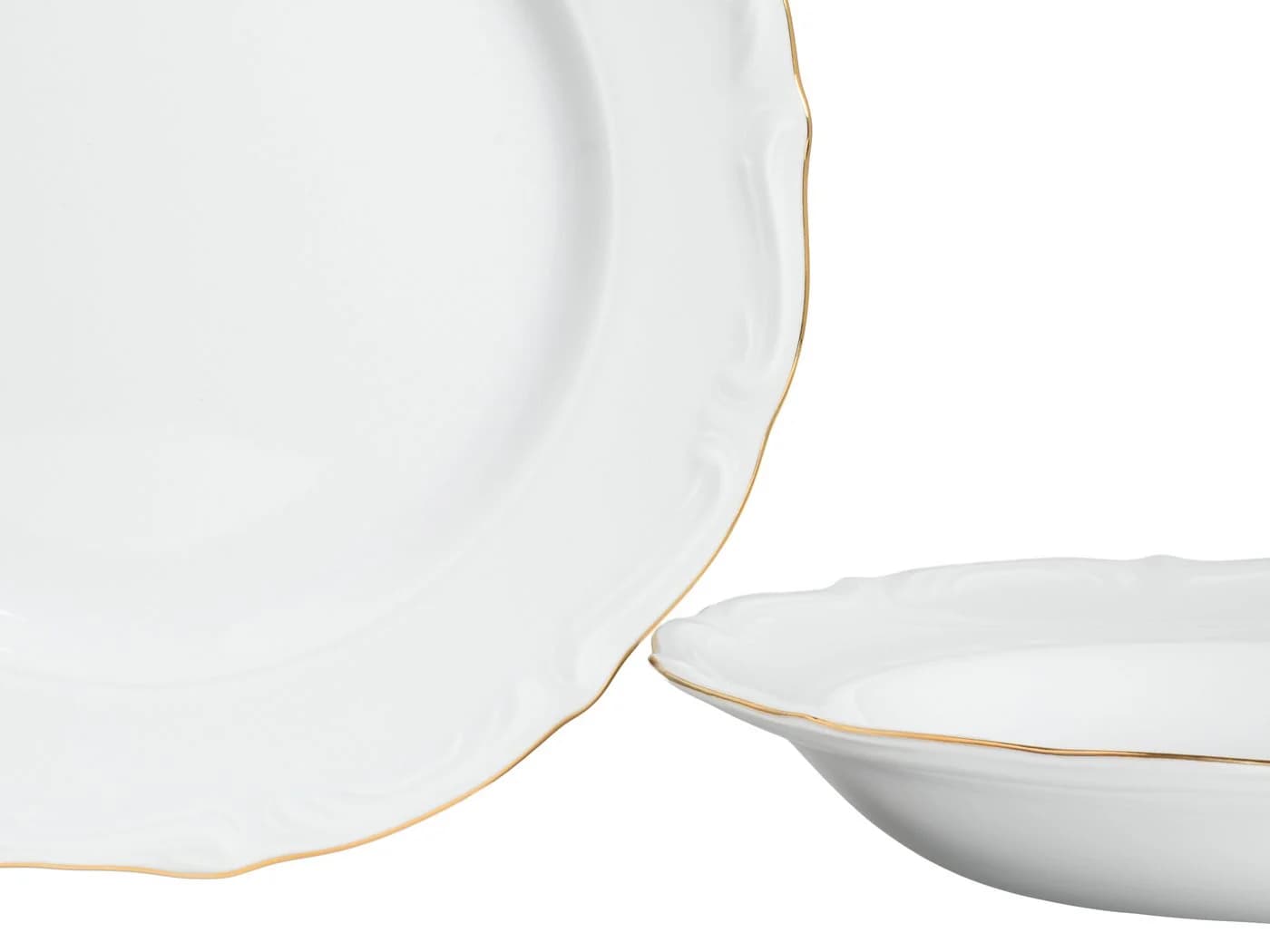 Creatable Teller-Set Maria Theresia 18-tlg. Weiß/Gold Porzellan - Bild 5