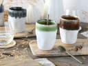 Creatable Kaffeebecher Set 4-tlg bunt Steinzeug Reaktivglasur Bild 3