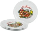CREATABLE Pizzateller Set 4-tlg. Bunt Porzellan 30cm Bild 2