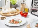 CREATABLE Pizzateller Set 4-tlg. Bunt Porzellan 30cm Bild 4