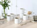 OTTO HOME Kaffeebecher-Set 6-tlg. Novalee Weiß Sand Steinzeug Bild 1