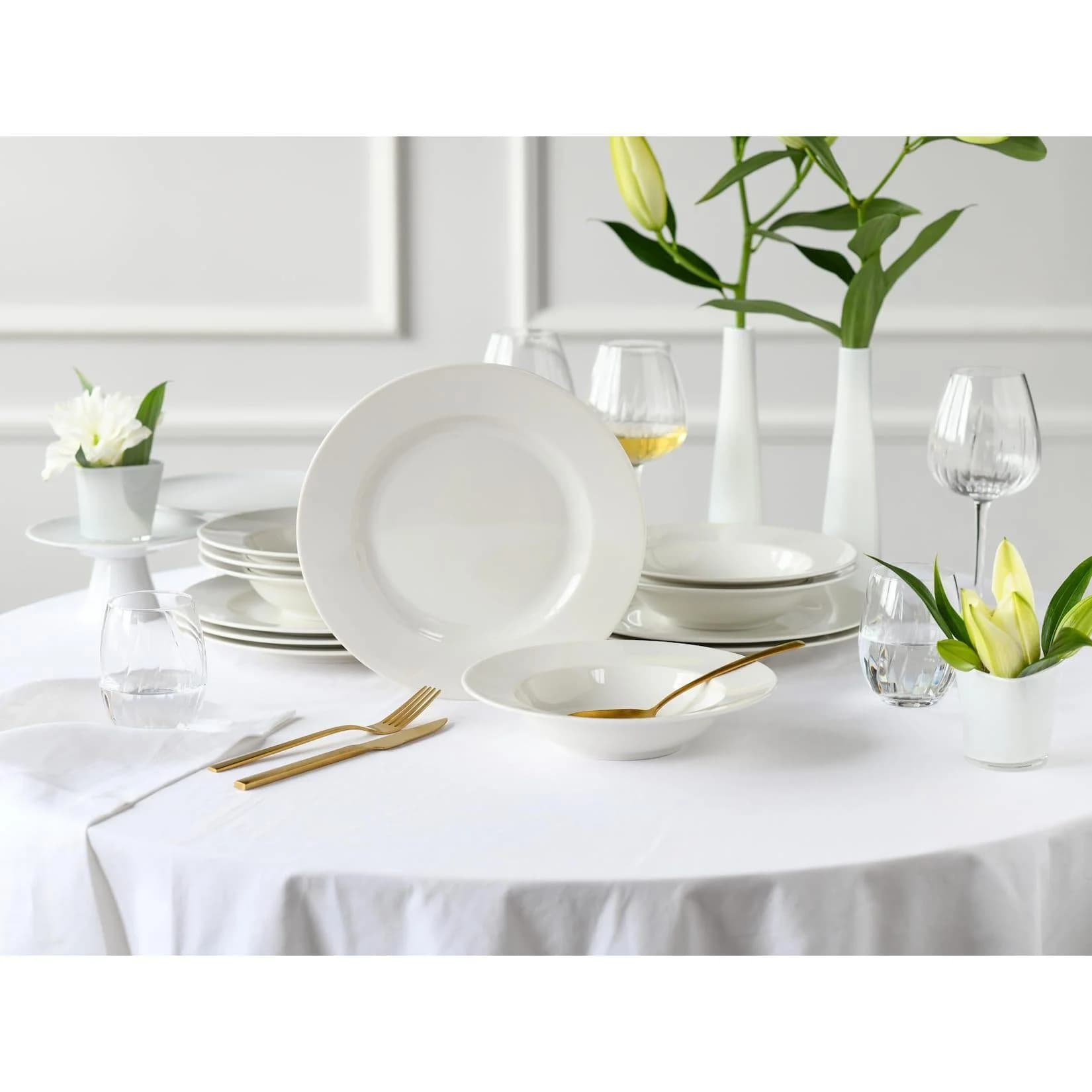 Creatable Tafelservice Venice 12-tlg. Cremeweiß Porzellan