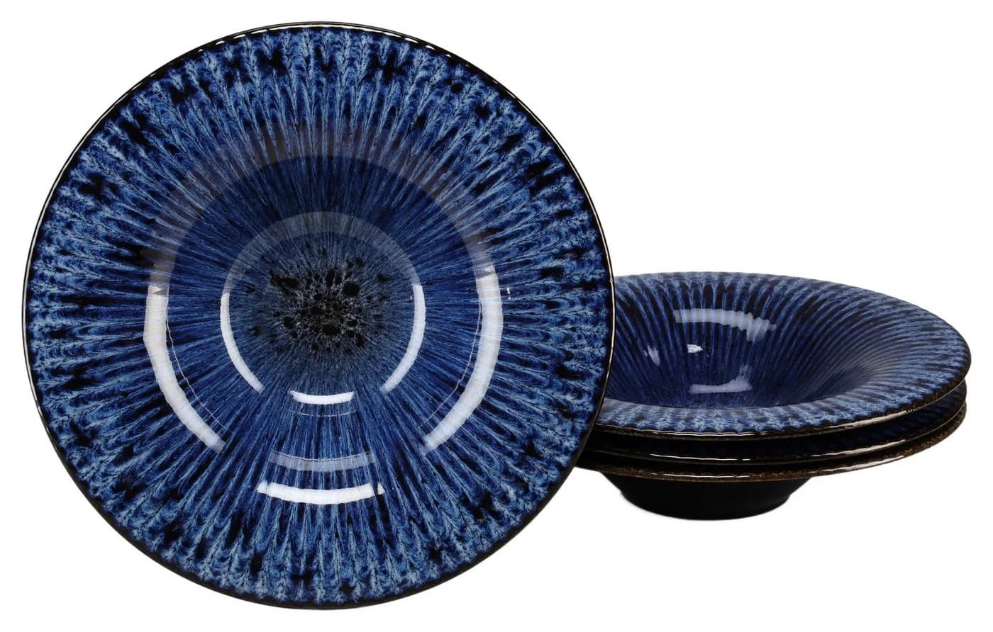 CreaTable Suppenteller Allegra Magic Blue 4er Set Steinzeug - Bild 2