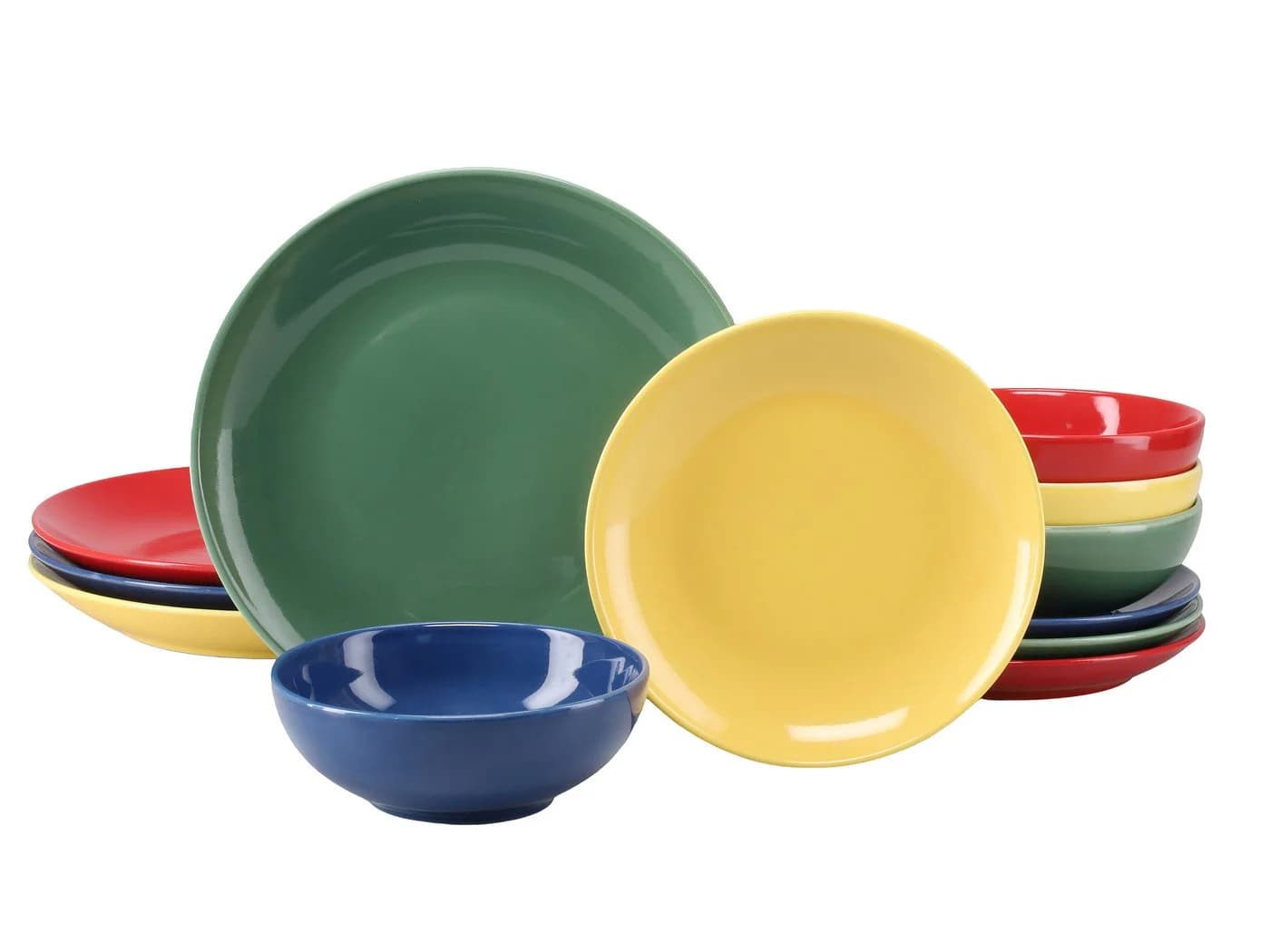 CreaTable Tafelservice Joy Bunt 12-teilig Steinzeug - Bild 2
