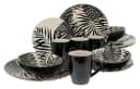 CreaTable Kombiservice Tropicana Black 16-teilig Steinzeug Bild 2