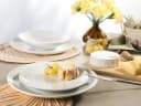 CreaTable Tafelservice Home Blätter 12-teilig Porzellan Bild 3