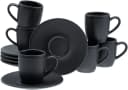 Creatable Espressotassen-Set 12-tlg. Schwarz Steinzeug Soft Touch Black Bild 2