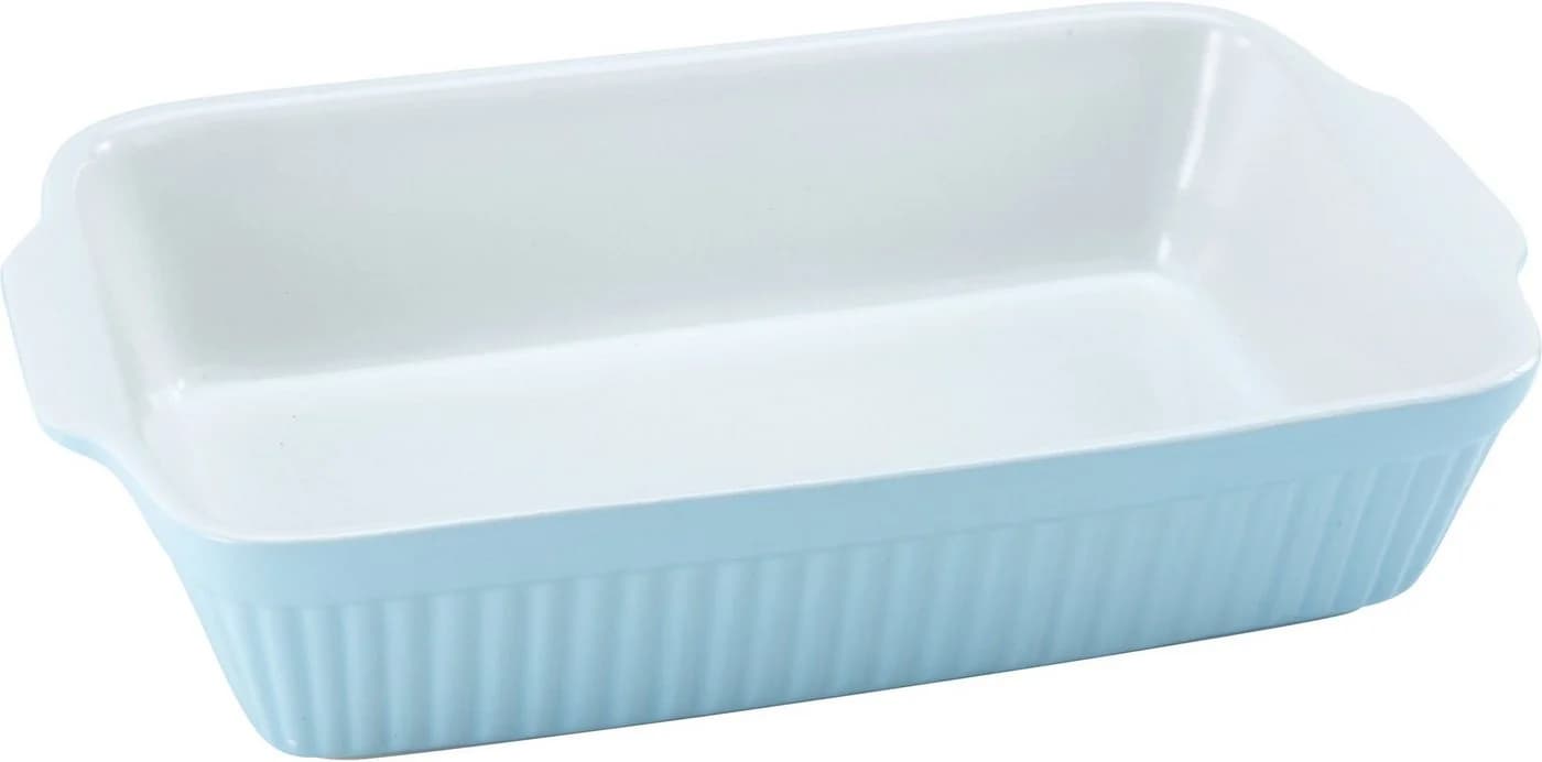 Creatable Auflaufform Pastell Kitchen blau weiß Steinzeug - Bild 2