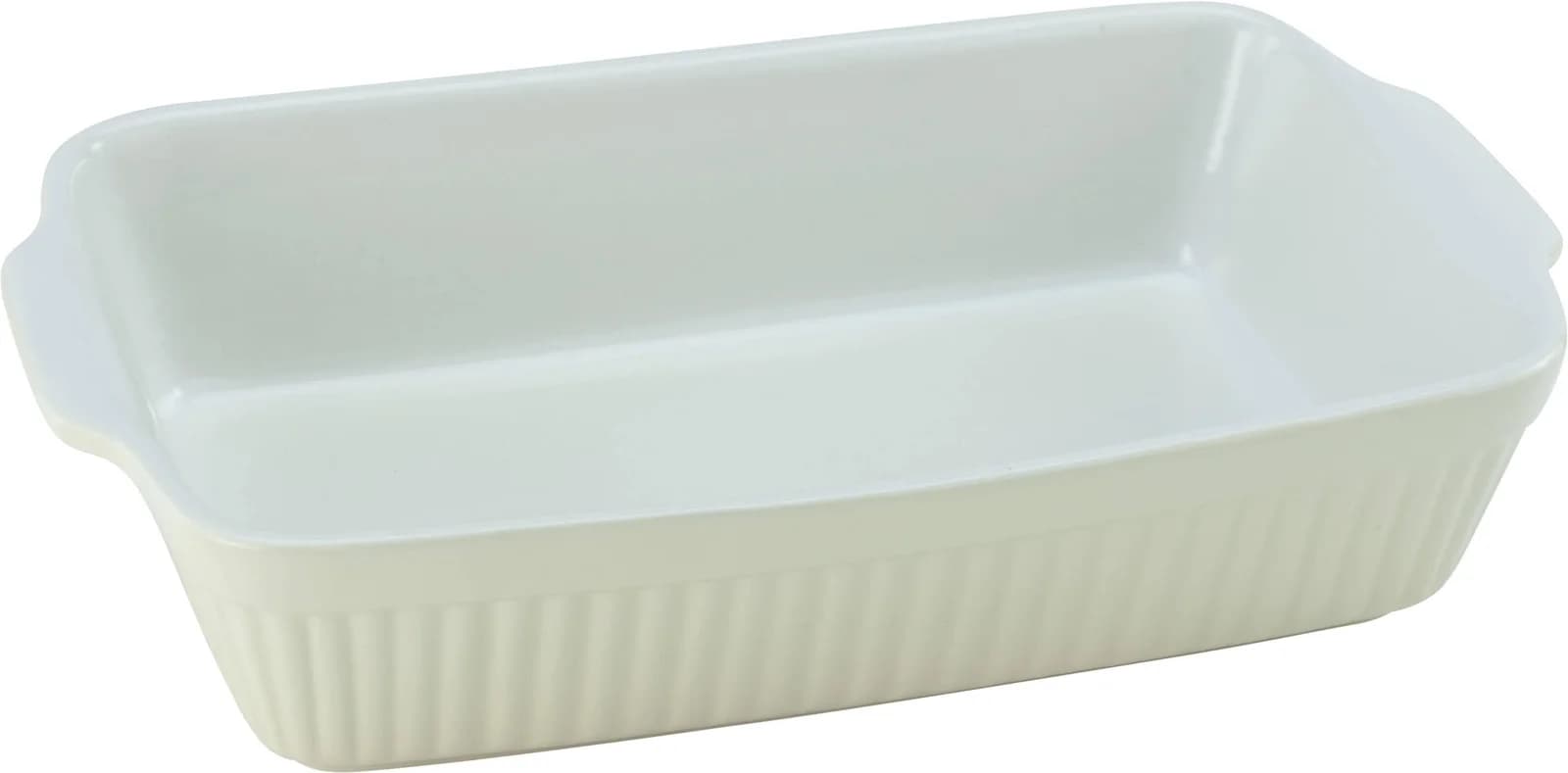 CREATABLE Auflaufform Pastell Kitchen Beige Weiß Steinzeug