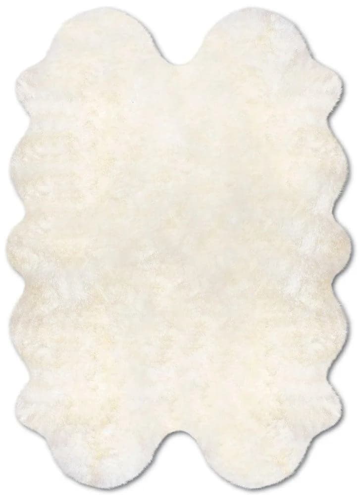 Heitmann Felle Lammfell 190 Fellteppich Naturweiß