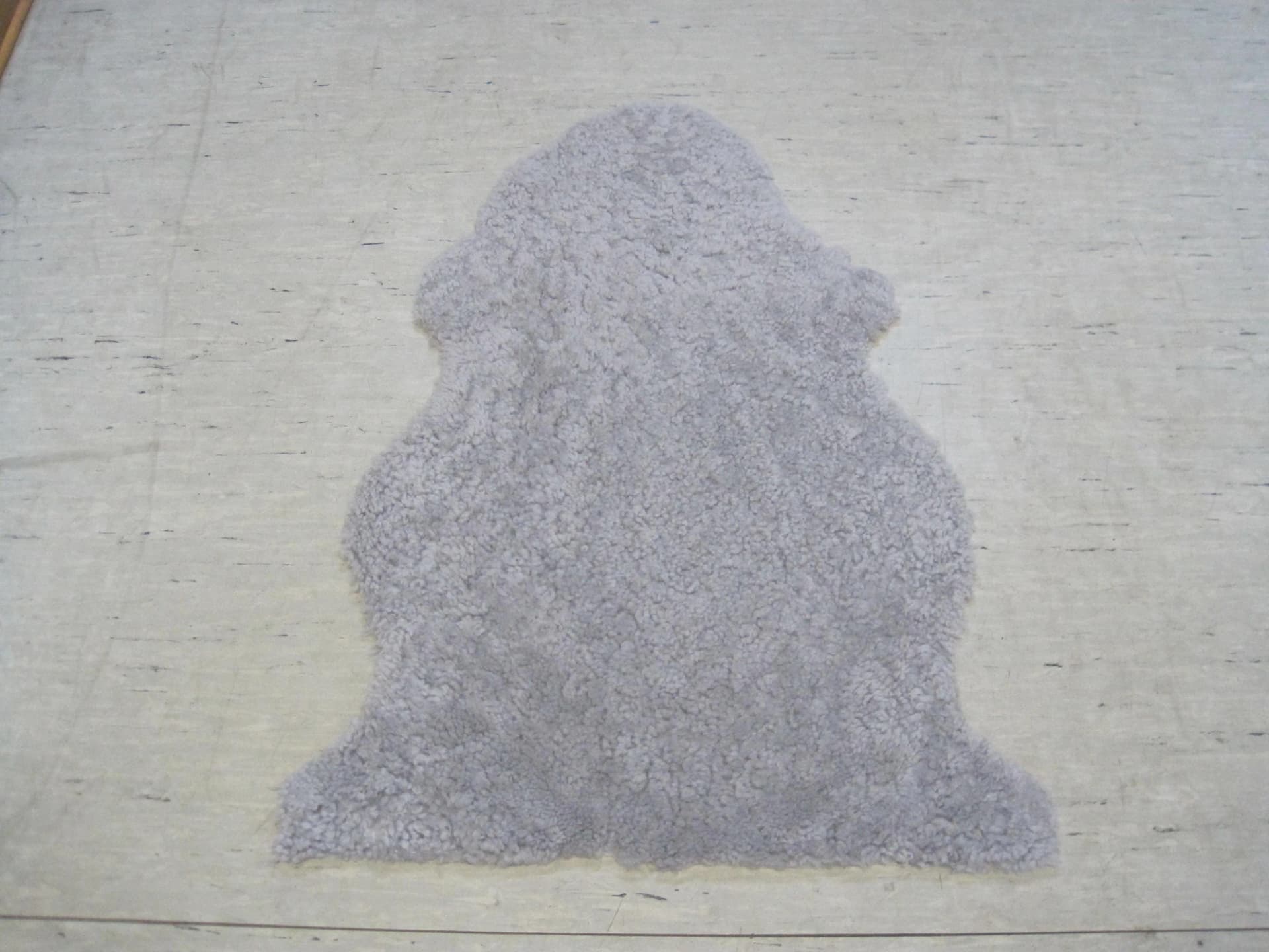 Heitmann Felle Lammfell Curly Fellteppich Grau Taupe