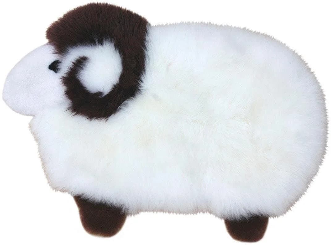 Heitmann Felle Fellteppich Sheep Motiv Schaf Weiß Lammfell