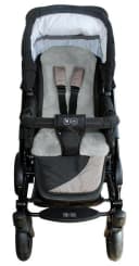 Heitmann Felle Babylammfell Einlage Grau Geschoren 5 Gurtschlitze Bild 2