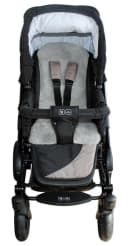 Heitmann Felle Babylammfell Einlage Grau Geschoren 5 Gurtschlitze Bild 5