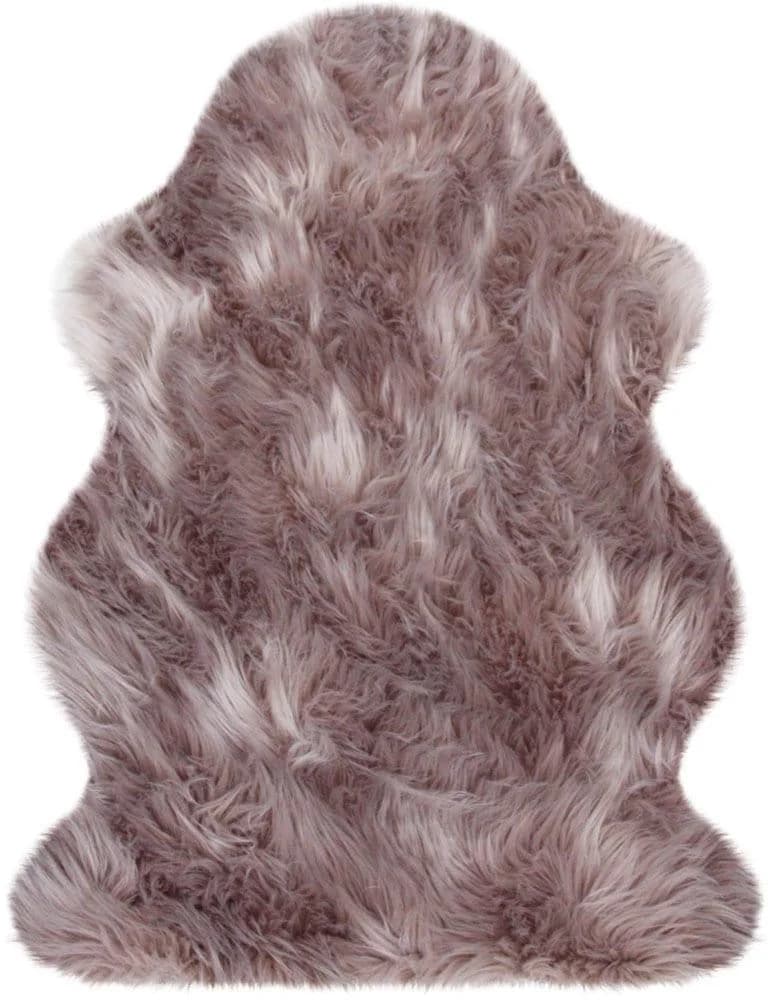Hochflor-Teppich HEITMANN FELLE Lammfell 9090 Taupe