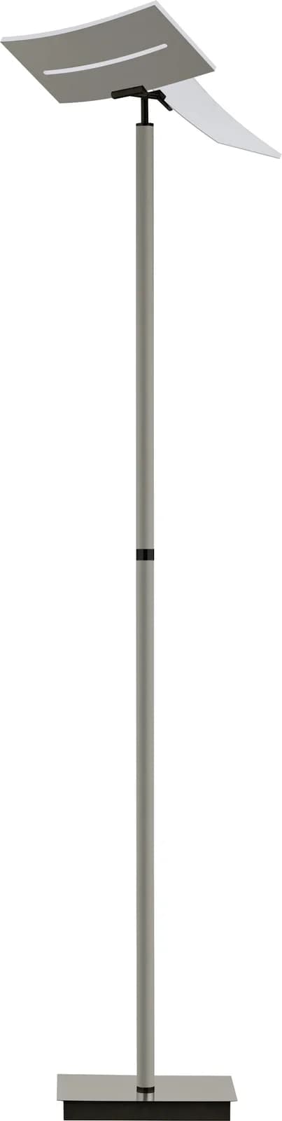 LED-Stehleuchte Evolo CCT Taupe Metall Modern