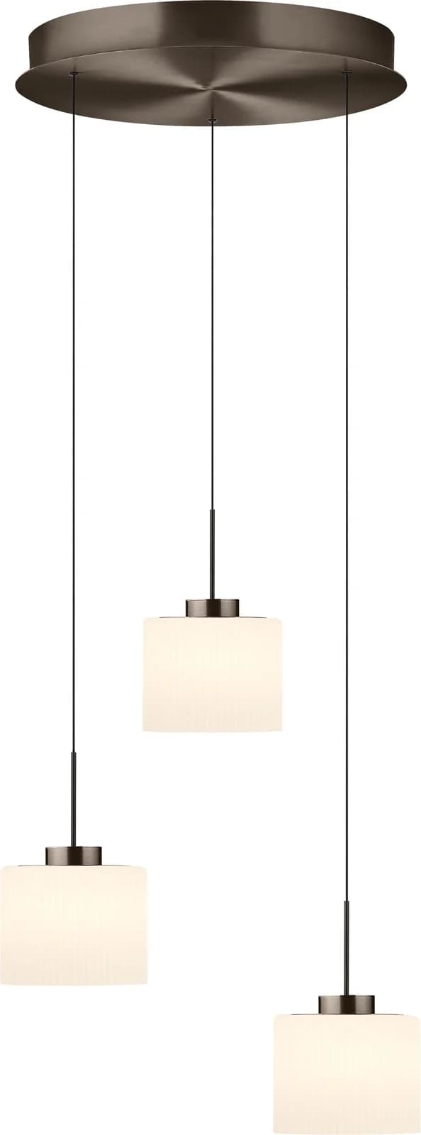 LED Pendelleuchte ELLI Bronze eloxiert dimmbar