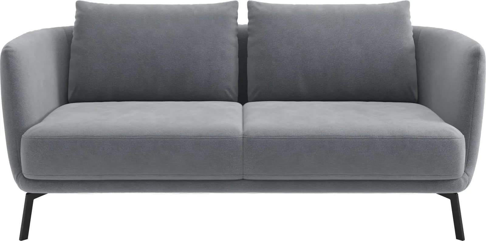 SCHÖNER WOHNEN Sofa Pearl Grau 2,5-Sitzer mit Metallfüßen - Bild 2