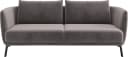 SCHÖNER WOHNEN Sofa Pearl 3-Sitzer Grau Polyester Bild 2