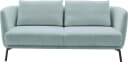 SCHÖNER WOHNEN Sofa Pearl 2,5-Sitzer Samt Grün/Blau Bild 1