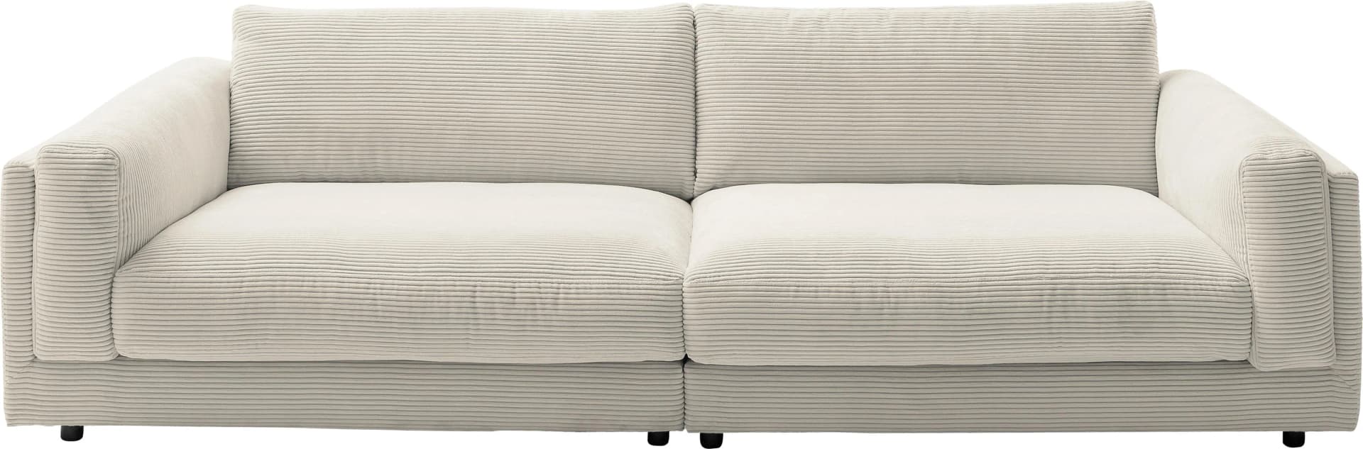 Big-Sofa 3C CANDY Karalis Beige Extra Große Sitztiefe Cord