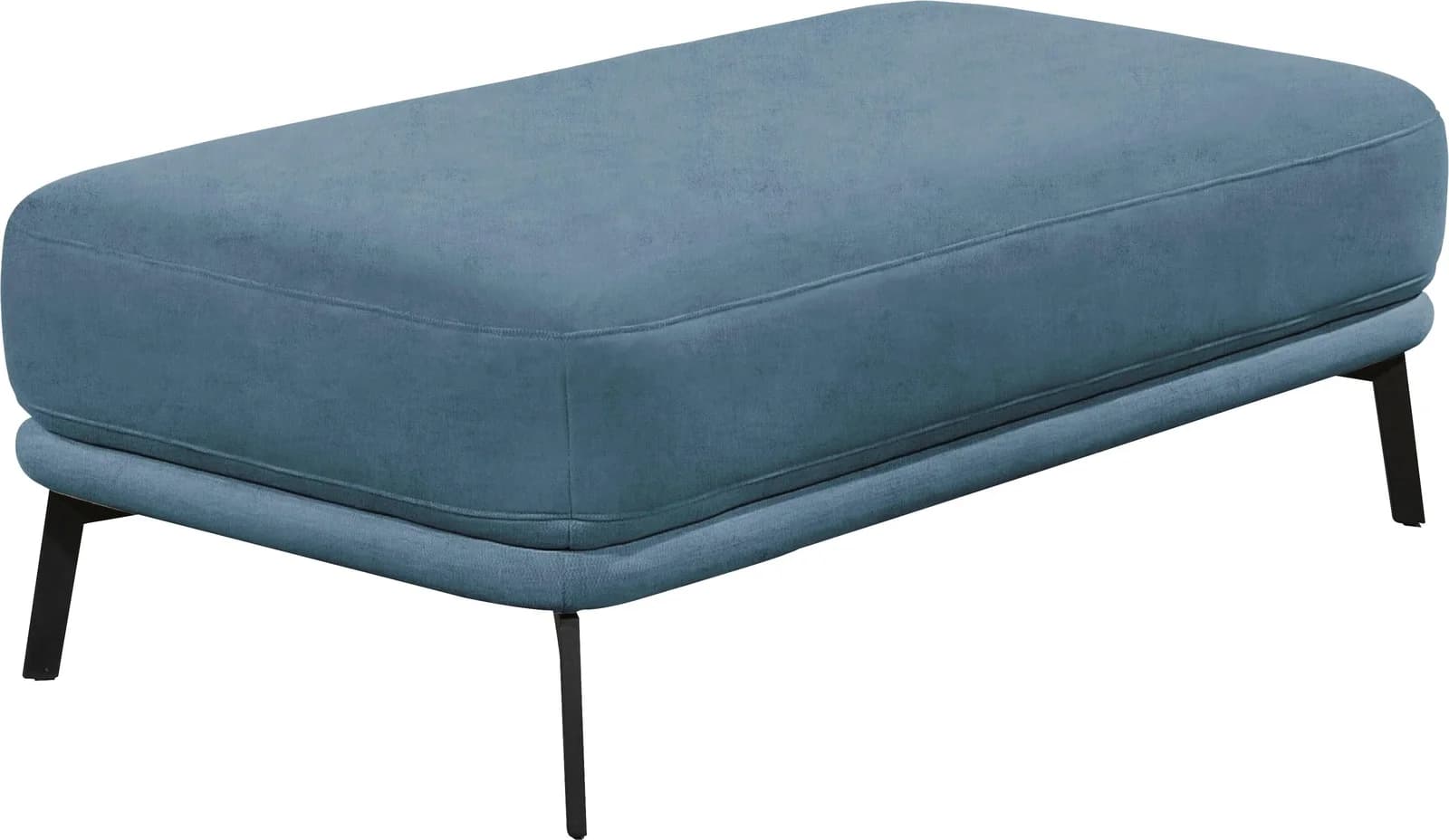Hockerbank Pearl 5 Jahre Garantie Blaugrau 100% Polyester